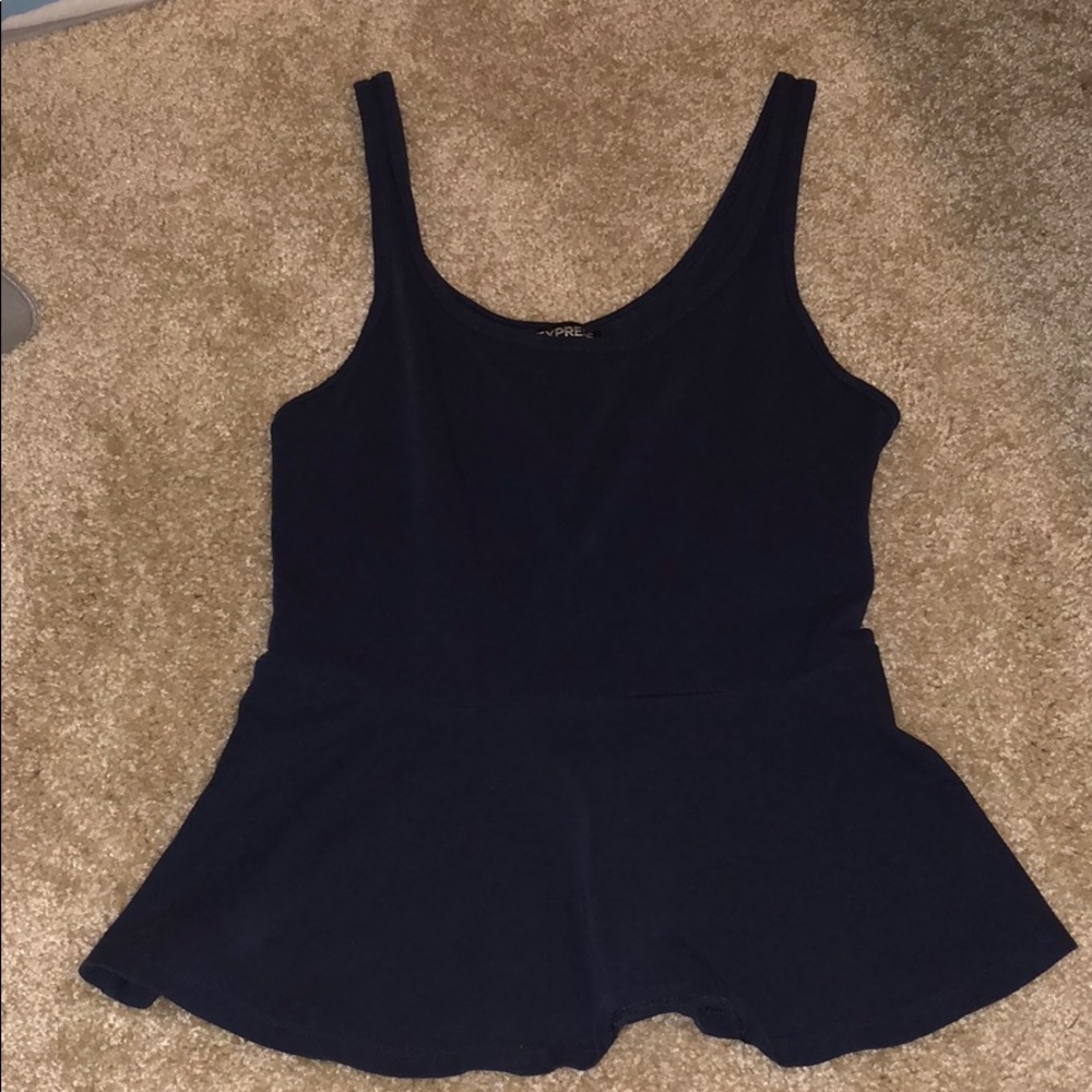 Peplum tank